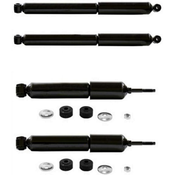 CCIYU 4 x Front Rear Struts Shock Absorbers Fit for 1994 1995 1996 1997 1998 1999 2000 2001 2002 for Dodge for Ram 2500,1994 1995 1996 1997 1998 1999 2000 2001 for Dodge for Ram 1500
