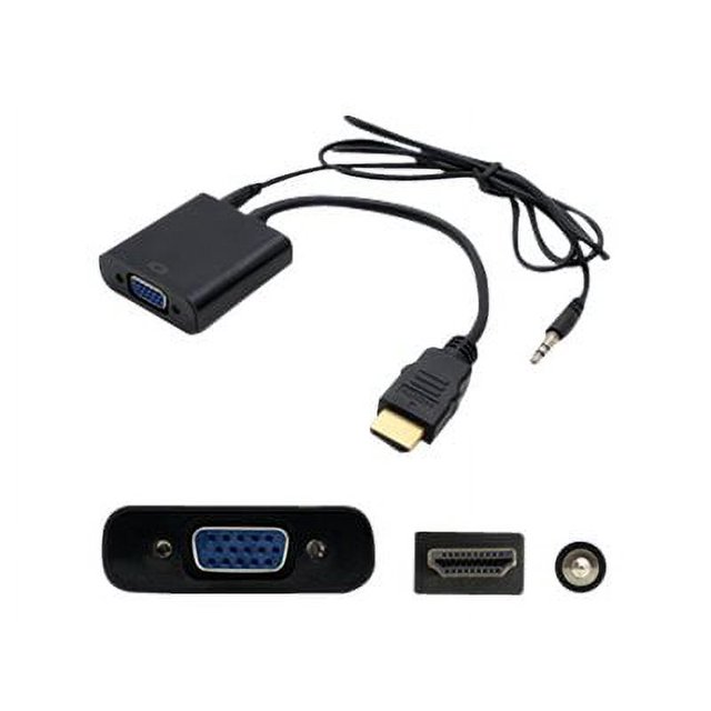 AddOn 5 Pack HDMI to VGA Adapter - Video converter - HDMI - VGA - white (pack of 5)