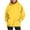 Yellow, variant on Brondbend Womens Sweatshirts Hoodies for Women Solid Color Long Sleeve Oversized Pullover with Pocket Loose Casual Fall Winter Thick Warm Tops Workout Lightweight Versatile