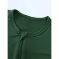 thumbnail image 4 of SXIMEE Bamboo Viscose Long Sleeve Pajamas For Unisex Baby, 2 Way Zipper with Mitten Cuffs, Non-Slip Sleepers, Sleep 'N Play, 4 of 7