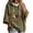 53#Army Green, variant on Womens BER Months Graphic Hoodie 3/4 Sleeve Oversized Fall Holiday Pullover Sweatshirt