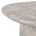 thumbnail image 3 of Pemberly Row Table Basse Ronde d'Extérieur en Pierre de Béton Gris Pâle de 42 Pouces, 3 of 6