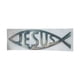 thumbnail image 2 of 2x 3D Truck Car Fish Symbol Metal Chrome Calcomanía Emblema Adhesivo Impermeable, Fácil instalación Zulema Etiqueta engomada de Jesús del coche, 2 of 8