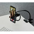 thumbnail image 3 of Agoz Phone Holder Clamp Mount Table Desk Bed Office Kitchen Flexible Stand for Apple iPhone 16 15 Pro Max 14 13 12 11,Samsung Galaxy S24 S23 S22 Note 20 A13 A14 A23 A24 A53 A54,Google Pixel 9 8 7 Pro, 3 of 9