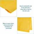 thumbnail image 4 of Tela de repuesto para silla de playa, 45 x 16,92 pulgadas, lona amarilla de repuesto para silla de patio, tela para silla plegable de exterior., 4 of 9