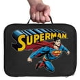 thumbnail image 3 of Superman - Character Logo and Superman Insulated Soft Sided Lunch Box - Reusable Lunch Bag For School Office Work, BPA Free, 10"x8", 3 of 5
