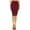 Burgundy, variant on Women's Solid Casual Comfy Basic Simple Sexy Band Waist Knee Pencil Skirt