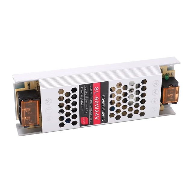 Fuente De Alimentación LED, Adaptador De Fuente De Alimentación De Interruptor Carcasa De Aleación De Aluminio Conductividad Térmica Fuerte Ultrafina Disipación De Calor