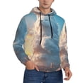 thumbnail image 2 of Daiia Cute Cloud Cat for Men's Fashion Hoodies & Sweatshirts with Kangaroo Pocket Hooded Sweatshirt Breathable & Moisture Wicking-Small, 2 of 7