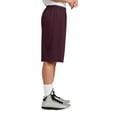 thumbnail image 3 of Sport-Tek Extra Long Classic Mesh Short (ST511) Maroon, XS, 3 of 6