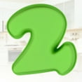 thumbnail image 5 of Silicone Number Cake Mold Pan Baking Tin Birthday Anniversary Number 2 Cake Mold (Random Color), 5 of 8