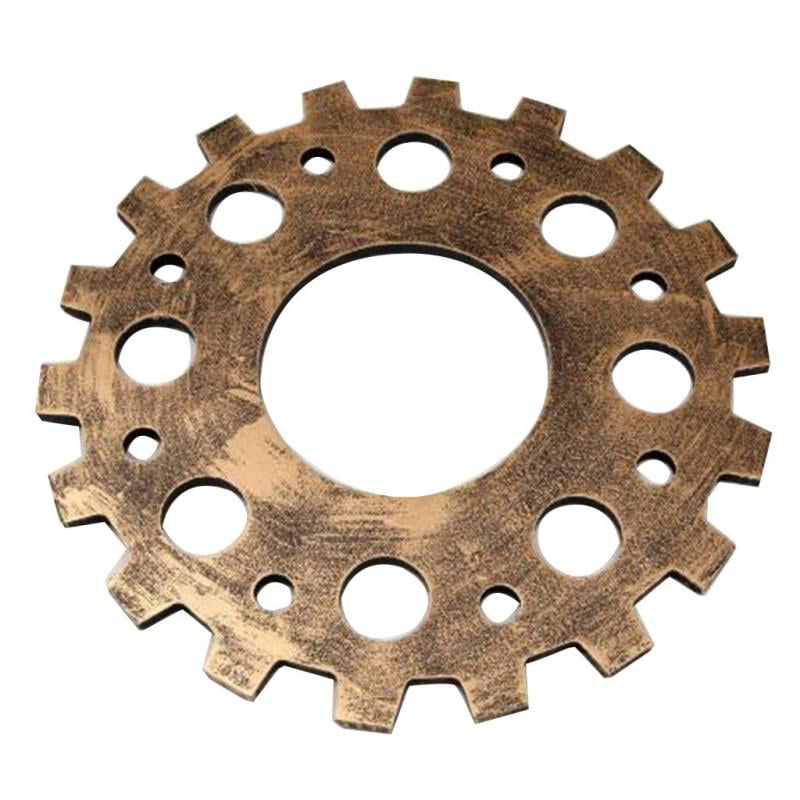 24CM Vintage Chic Gear Wheel Antique Art Wall Hanging Home Decor Accessories