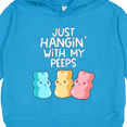 thumbnail image 3 of Inktastic Easter Hangin' with My Peeps Toddler Hoodie, 3 of 4