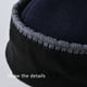 thumbnail image 3 of Gorro de invierno cálido de punto con puños lisos y estilo trineo, 3 of 5