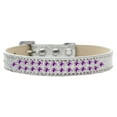 thumbnail image 4 of Premium Two Row Rim Set Purple Crystal Ice Cream Collar, 4 of 8