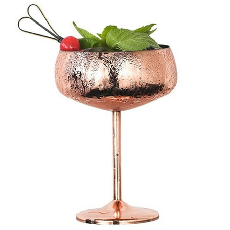 

450ml Stainless Steel Wine Glass Unbreakable Party Champagne Goblet Bar Juice Drink Cocktail Wide Mouth Stemmed Cup
