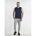 thumbnail image 3 of Athletic Works Men's & Big & Tall Tri-Blend Muscle Tee Shirt Tank Top, Sizes XS-4XLT, 3 of 5