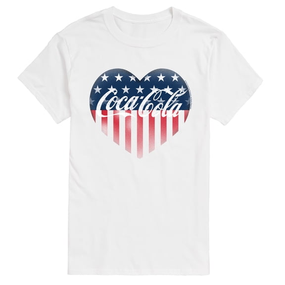 Coca-Cola - USA Heart - Men's Short Sleeve Graphic T-Shirt