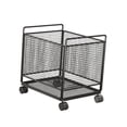 thumbnail image 4 of Cesta de lavandería grande de hierro con ruedas, plegable, para ropa sucia, con ruedas Negro, 4 of 9