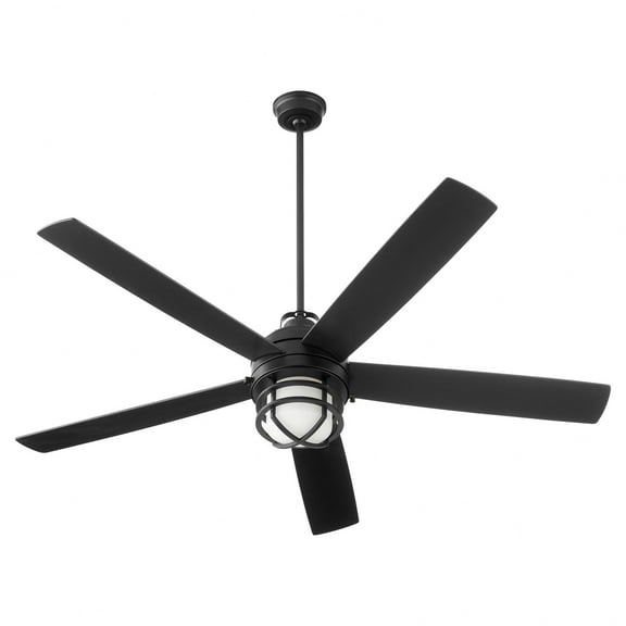 Quorum Lighting - Niles Patio - 5 Blade Ceiling Fan with Light Kit-20.25 Inches