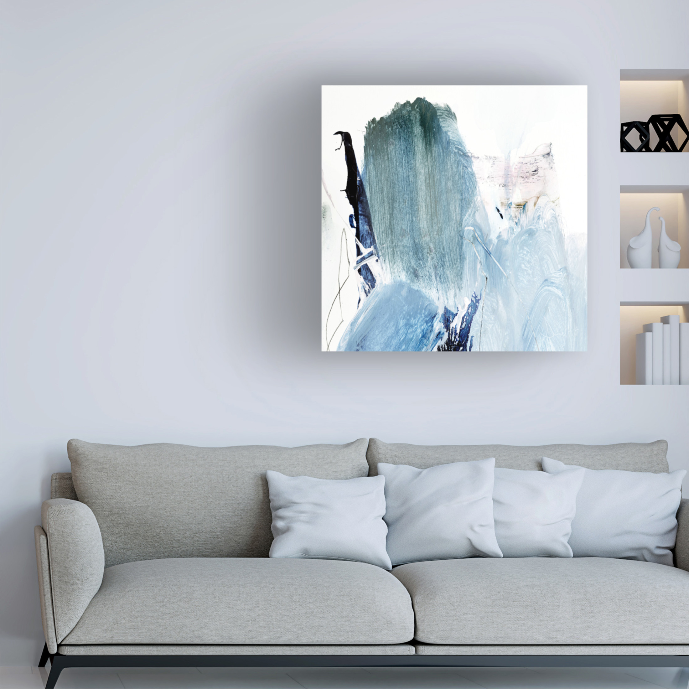 Trademark Fine Art Dan Hobday Blues Canvas Wall Art