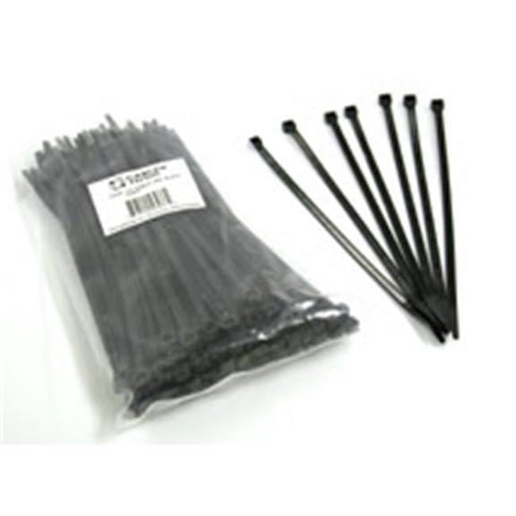 7.5in BLACK CABLE TIES 100PK