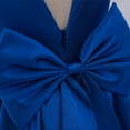 thumbnail image 6 of IBTOM CASTLE Toddler Baby Girls Dress Formal Bowknot Tutu Backless Puffy Tulle Gowns Princess Wedding Baptism Pageant Birthday Party Wear 5-6 Years Royal Blue, 6 of 8
