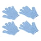 thumbnail image 4 of pares de guantes de baño exfoliantes, limpieza profunda, guantes exfoliantes para ducha, para baño en casa, 4 of 14