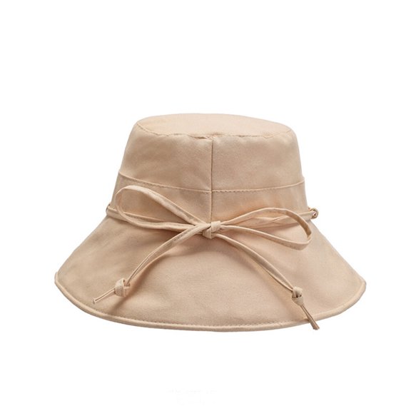 WORGEOUS  Beach Sunscreen Hat Bucket Foldable Outdoor Travel Women's Khaki