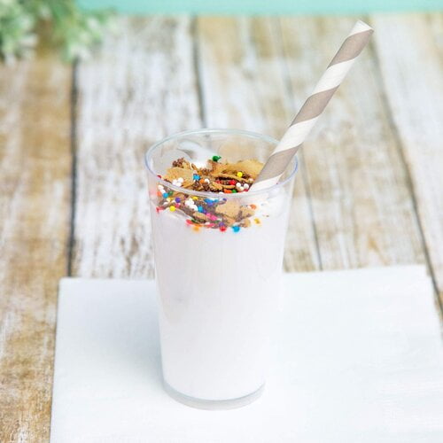 12 Pack 5 oz Plastic Round Straight Wall Disposable Shooter Dessert Glasses