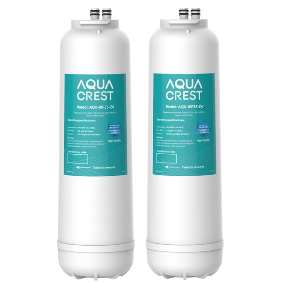 Filtro de agua AQUA CREST AQU-WF35-Z4 paquete de 2 - 2,000 galones