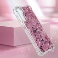 thumbnail image 6 of Slim Fit Phone Case for Samsung Galaxy A14, Glitter Liquid Quicksand Effect Silicone Soft TPU Case with Camera Lens and Screen Protection for Galaxy A14 5G/4G,LSWT Diamond Rose, 6 of 14