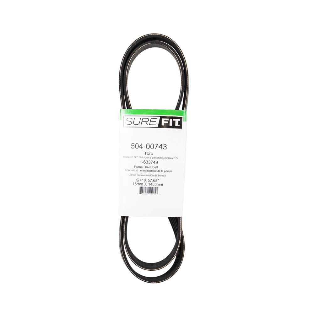 SureFit Pump Drive Belt Toro Z Master Series Lawn Mowers 52" 60" 62" 72