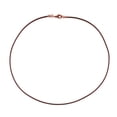 thumbnail image 3 of Antique Copper 1.8mm Fine Brown Leather Cord Necklace, 3 of 3