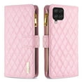 thumbnail image 6 of Dteck Zipper Wallet case for Samsung Galaxy A12, Argyle Pattern PU Leather Wallet case with Handstrap Kickstand Card Slots Magnetic Closure Shockproof Case For Samsung Galaxy A12,Pink, 6 of 6