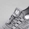 thumbnail image 3 of Zapatos Para Correr Mocasines casuales unisex Zapatillas casuales con banda elástica para deportes al aire libre (Gris 37) Tmvgtek Para Estrenar, 3 of 9