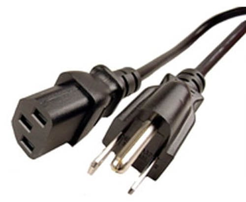 6ft STD US Computer Monitor Power Cable (OEM)