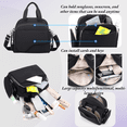 thumbnail image 5 of Backpacks Purse for Women Fashion Crossbody Bags with Multiple Pockets, Shoulder Bags Multipurpose Design Handbag Ladies Travel Backpack, Purple, 5 of 7