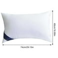 thumbnail image 2 of PureCasa Cotton Pillows Supportive Bed Pillow Core for Home Hotel, High-Resilient Skin-Friendly Bedding Pillows Non-Collapsing for Back, Side & Stomach Sleeper, Solid Color, 20"x30", 1PC, White, 2 of 9