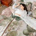 thumbnail image 4 of Castle Fairy Safari Deer Bear Boy Girl Bedding Comforter Set 7pcs,Jungle Animal Queen Bedding Sets Super Cozy,Woodland Wildlife Queen Sheet Sets,Lightweight Room Decor,Reversible, 4 of 8