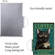 thumbnail image 3 of Letrero de hojalata de gato negro con texto "Café porque matar está mal", póster de metal vintage, mural de arte retro, placa de pintura de hierro colgante, animales divertidos, 3 of 7