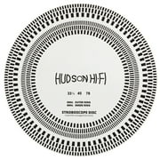 Hudson Hi-Fi Turntable Cartridge Alignment Protractor Mat (Single-Sided Print, no Strobe Included)