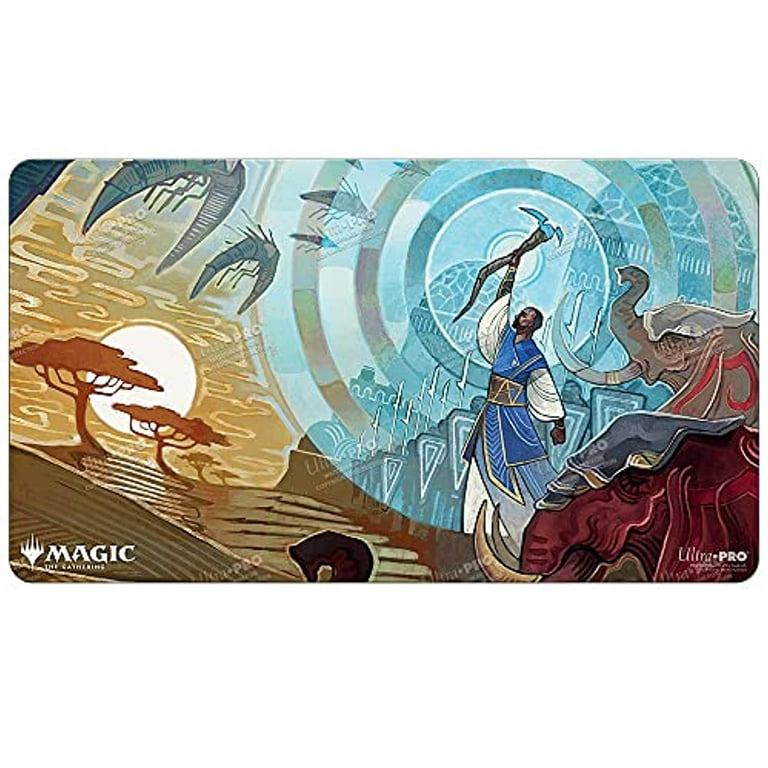 CASEMATIX TCG Playmat with Reusable Playmat Case - Premium 24 x 13.5 Card  Game Mat & Compatible MTG Playmat For All TCGs with Non-Slip Backing