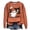 Brick Red Halloween Shirts for Women FALLDEALS072207, variant on IDOCLOTHES Halloween Sweatshirt Women Cute Pumpkin Ghost Drinking Coffee Printed Fall Outfits for Women Long Sleeve Tops Womens Fall Fashion Clothing Blue, S
