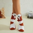 thumbnail image 3 of Unisex Knit Funny Animal Crocodile Socks Novelty Shark Crocodile Floor Socks Wool Winter Warm Thick Casual Sock, 3 of 5