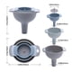 thumbnail image 5 of 4 in 1 Kitchen Funnels for Filling Bottles, Kitchen Funnels Oil Funnel with Detachable Strainer Filter for All Liquid and Solid, 5 of 5