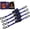 Blue, variant on A ANTELOPE 4-Pack Heavy Duty Auto Retractable Ratchet Tie-Down Straps, 1" x 12' 1500LBS Breaking Strength, Weather Resistant S-Hooks for Cargo Securing, Blue