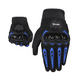 thumbnail image 1 of Guantes Proteccion Pantalla  Bloosom Táctil De Dedo Para Motocicleta Azul M, 1 of 4