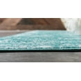 thumbnail image 2 of Rugs.com Monte Carlo Collection Rug – 3' 3 x 16' 5 Runner Turquoise Medium Rug Perfect For Living Rooms, Large Dining Rooms, Open Floorplans, 2 of 9