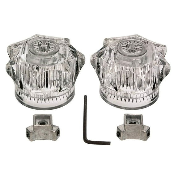 Clear Snap-On Faucet Handles